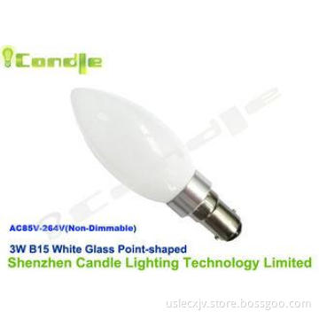 240lm Wide Range Voltage High Lumen Led Bulb 3 Watt 2200k 2